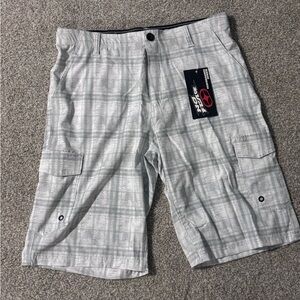 Men's Light Gray Cargo Shorts
